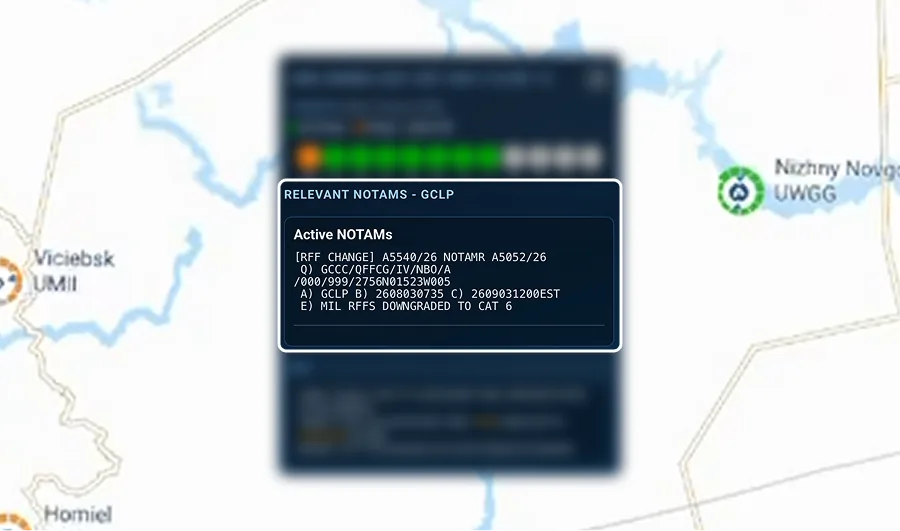 Active NOTAMs