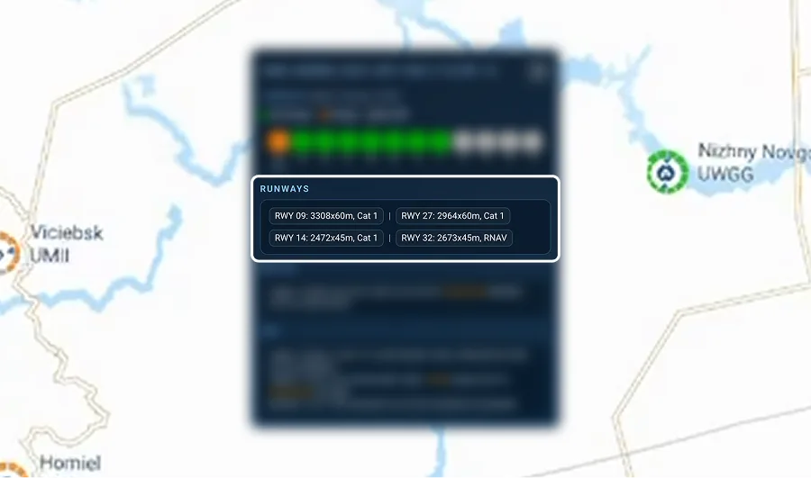 Runway information